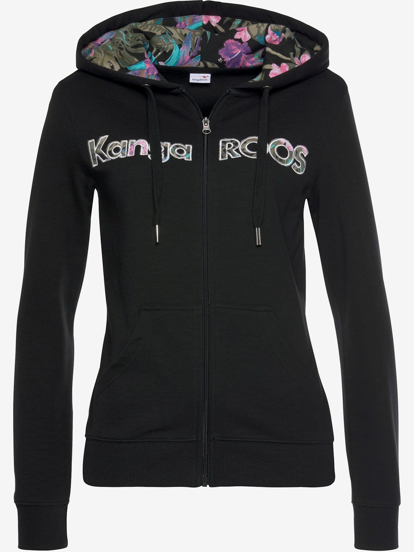 Veste à capuche broderie kangaroos
