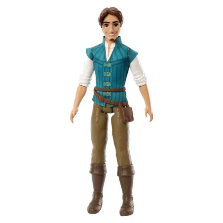 Mattel Disney Princess Flynn Rider Figur, bewegliche Spielfigur aus Rapunzel