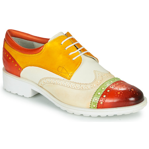 Melvin & Hamilton - AMELIE 85 - Blanc / Jaune / Marron