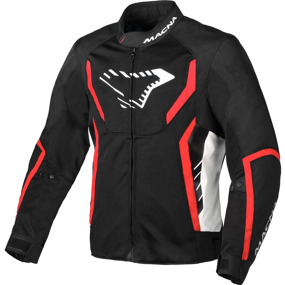 Macna - Blouson Grisco Noir / Rouge