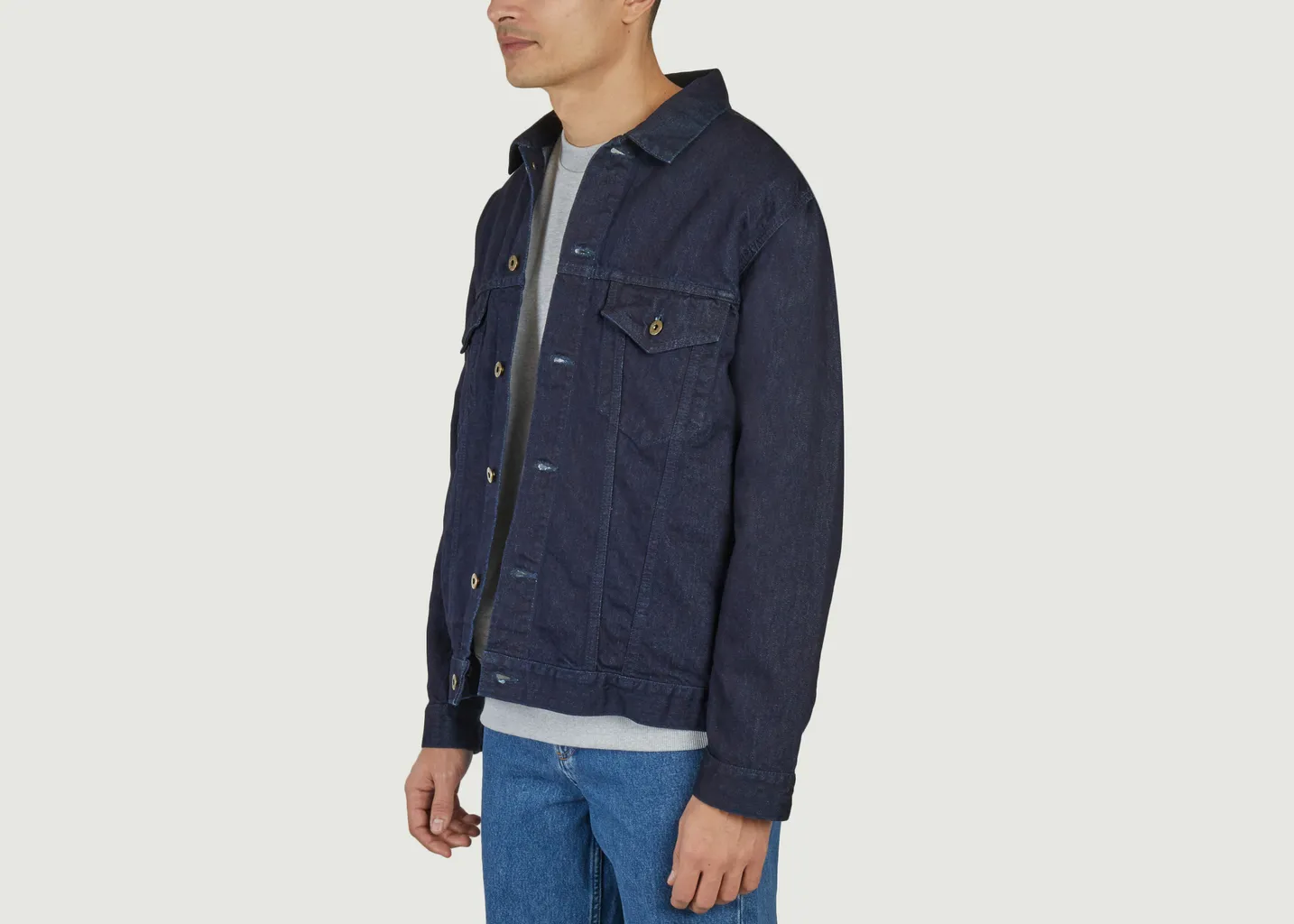 Veste en jean brut Kouzo (楮-コウゾ) Japan Blue Jeans