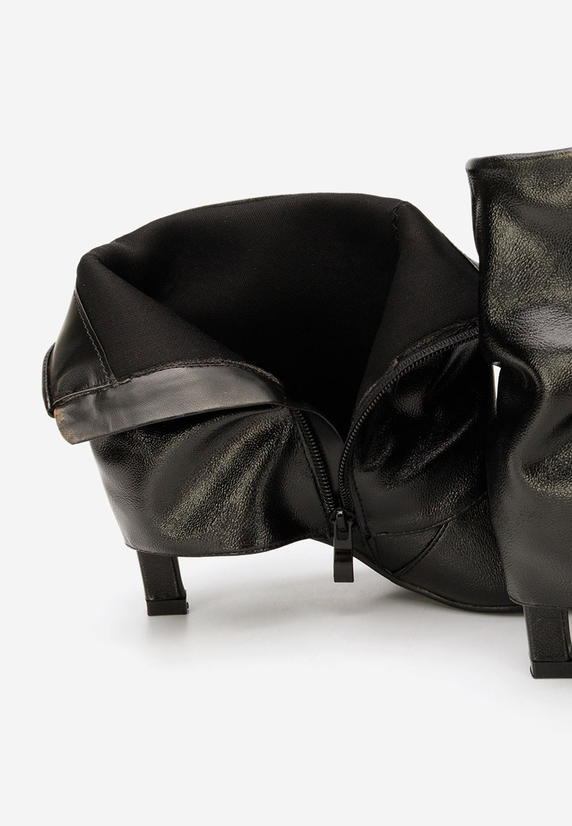 Bottines femme à talon noires Carivana