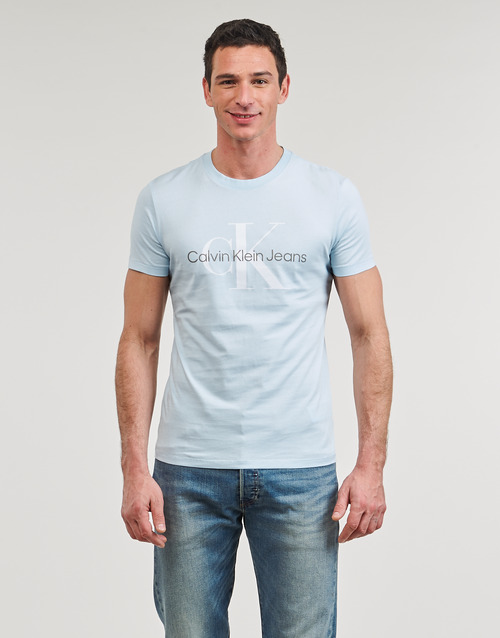 Calvin Klein Jeans - SEASONAL MONOLOGO TEE - Bleu