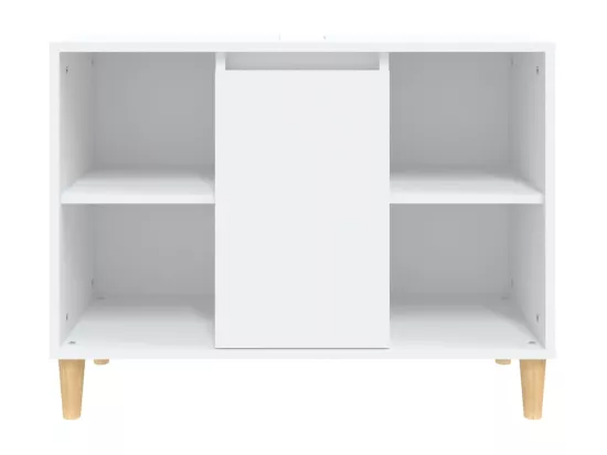 Meuble d'évier blanc 80x33x60 cm bois d'ingénierie