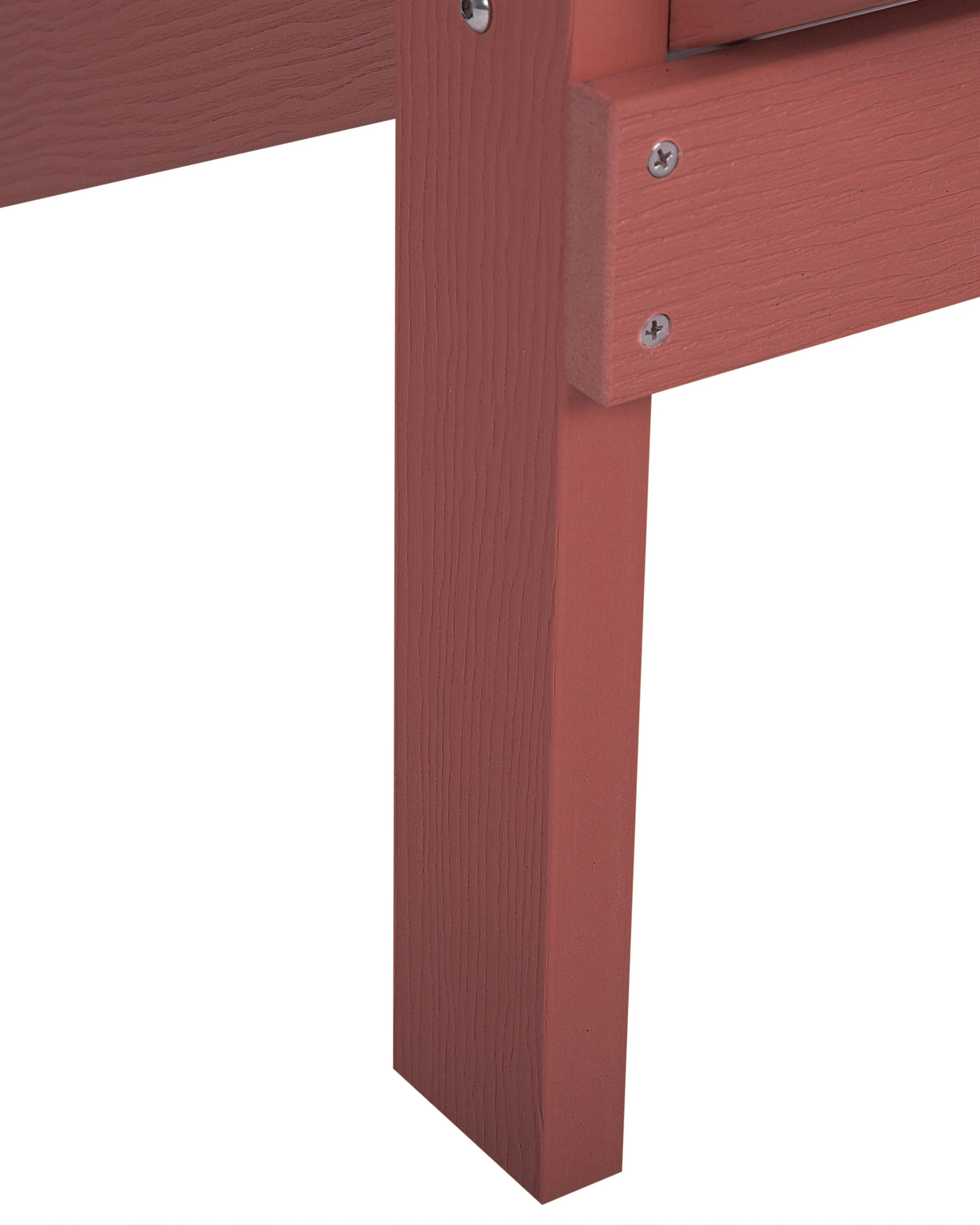 Tuinstoel ADIRONDACK met voetenbank Rood