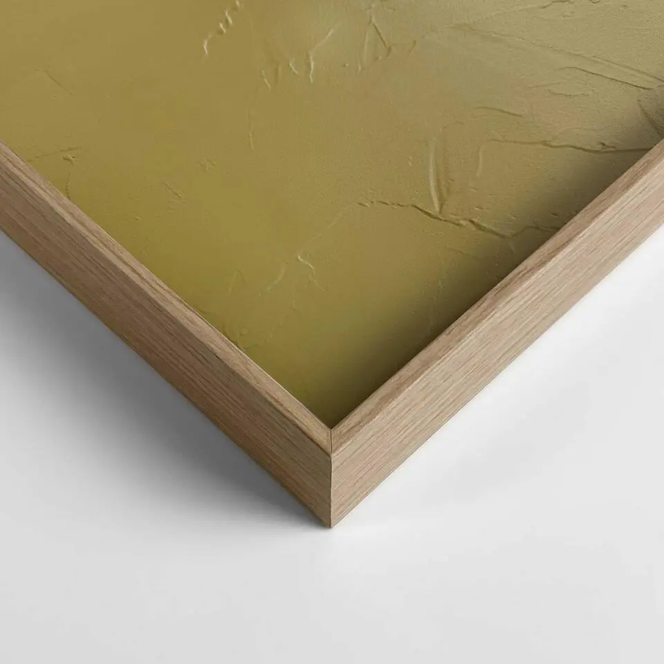 Schilderij 3D Art Terrace vintage green - 70x50cm - Groen