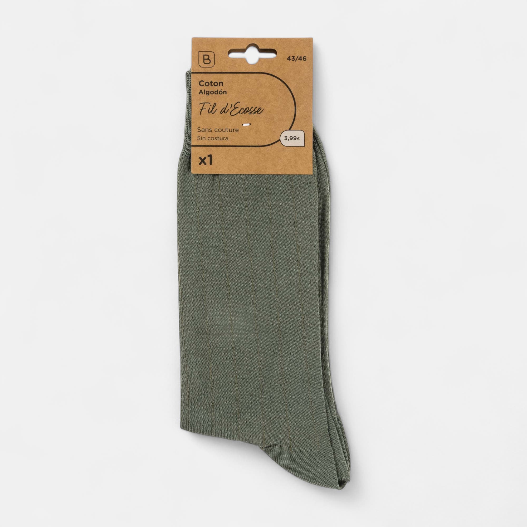 Chaussettes Homme kaki