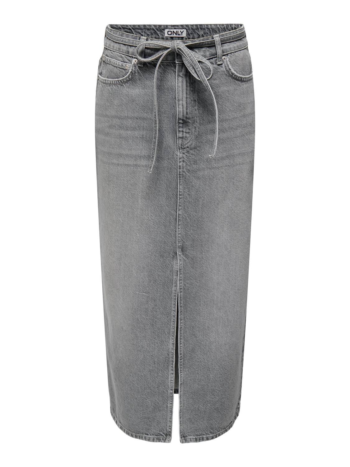 ONLGIANNA Jeansrock Medium Grey Denim