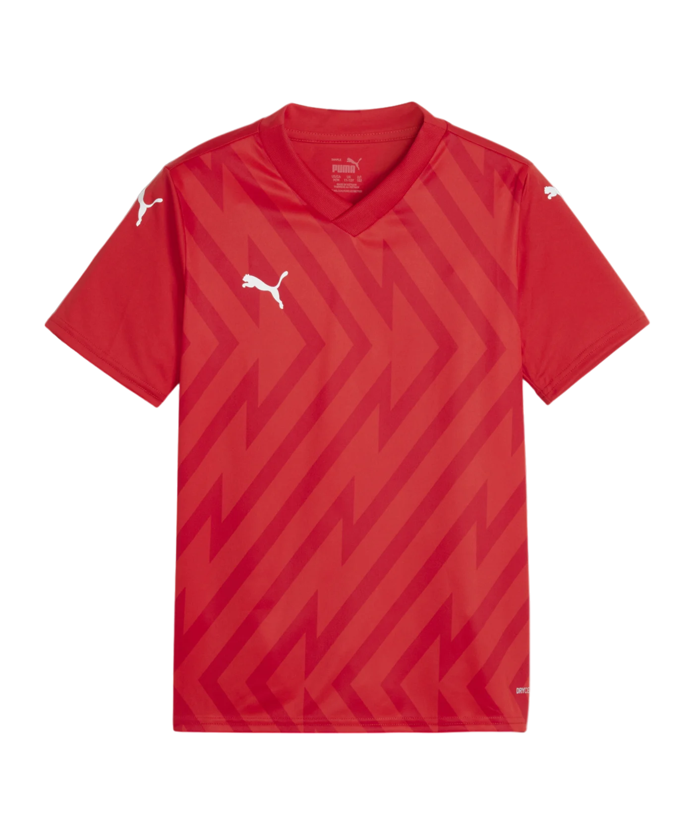 PUMA teamGLORY Trikot Kids Rot Weiss Rot F01