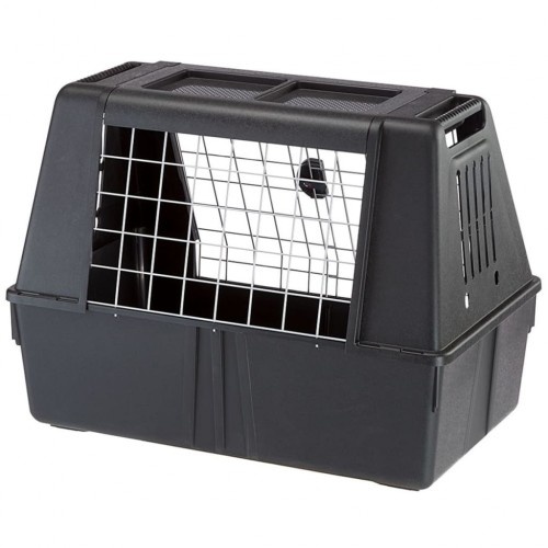 Transportadora para cães Atlas Car Scenic, preta