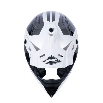 Casque cross Kenny TITANIUM GRAPHIC 2024 - Blanc / Noir