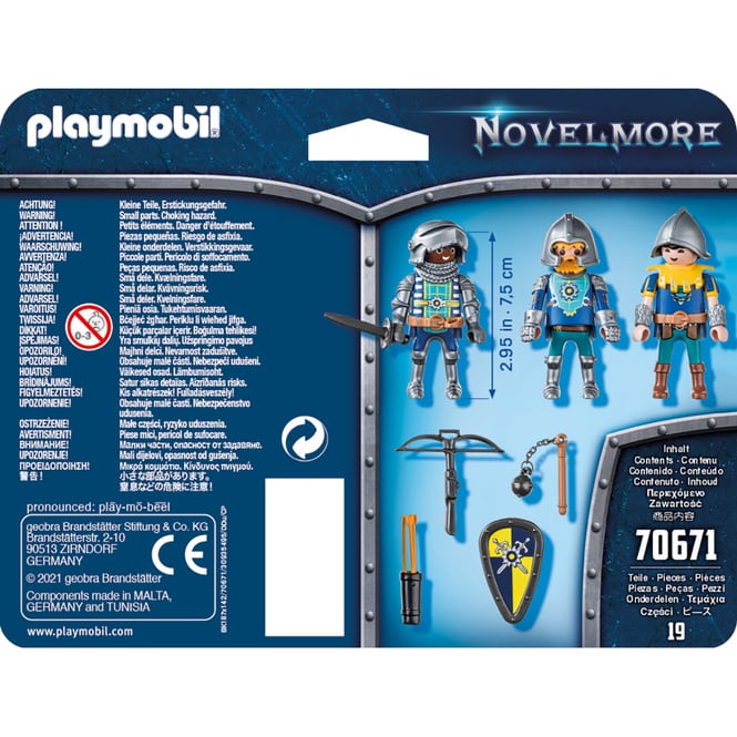 Playmobil® 70671 - 3er Set Novelmore Ritter - Playmobil® Novelmore