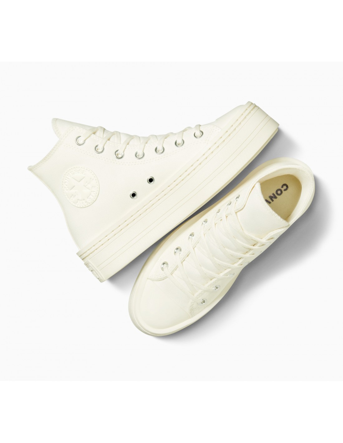 converse Sneakers compensée ctas modern lift hi egret