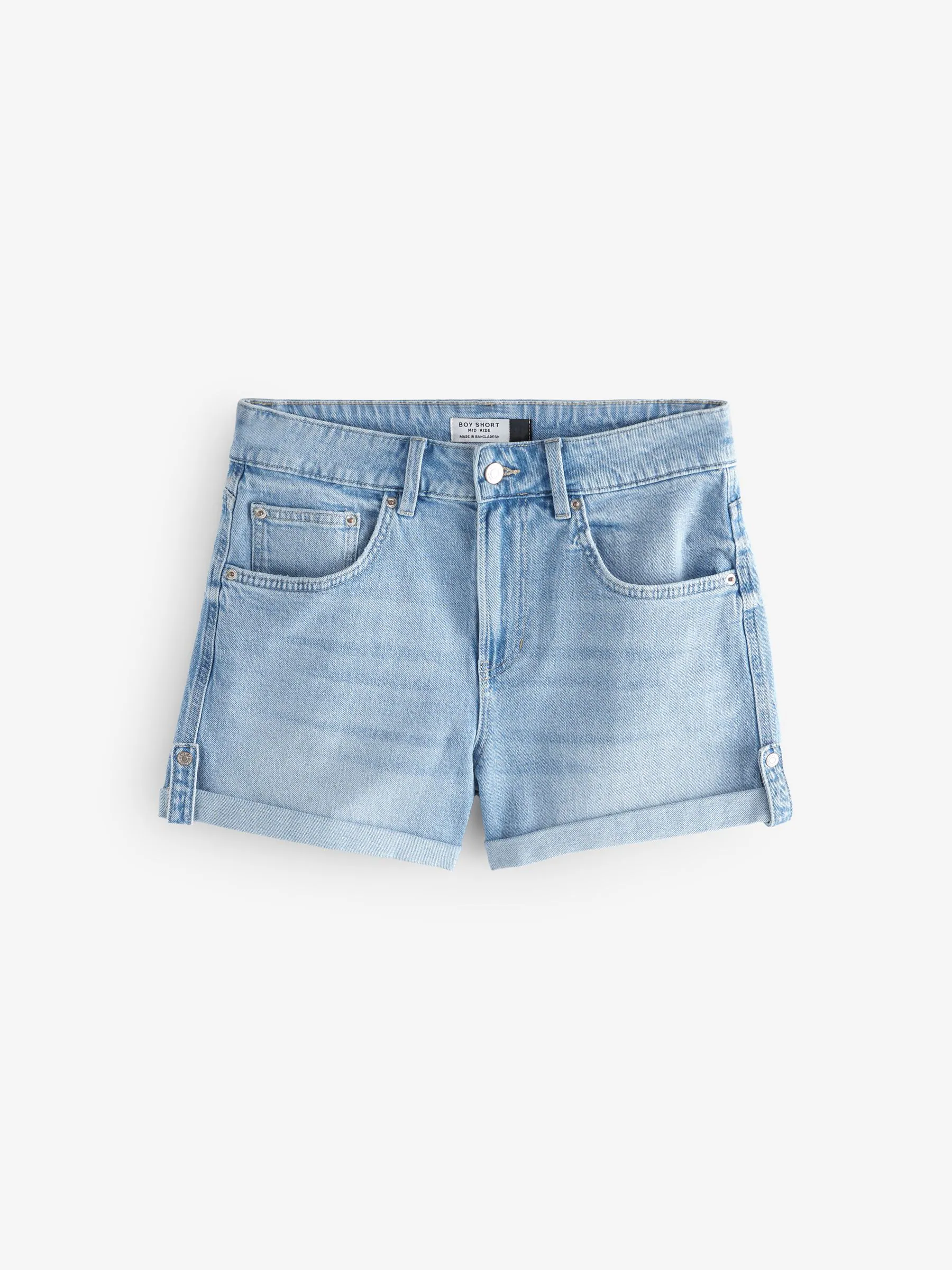 Gebleekt - Denim jongensshort