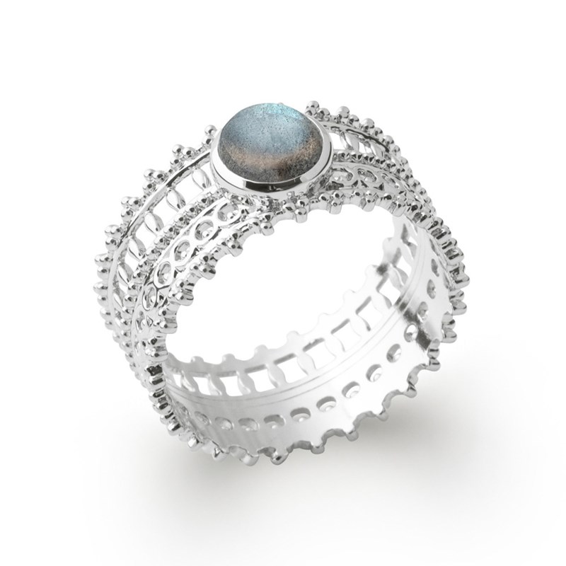 Bague Femme - Argent 925 - Labradorite