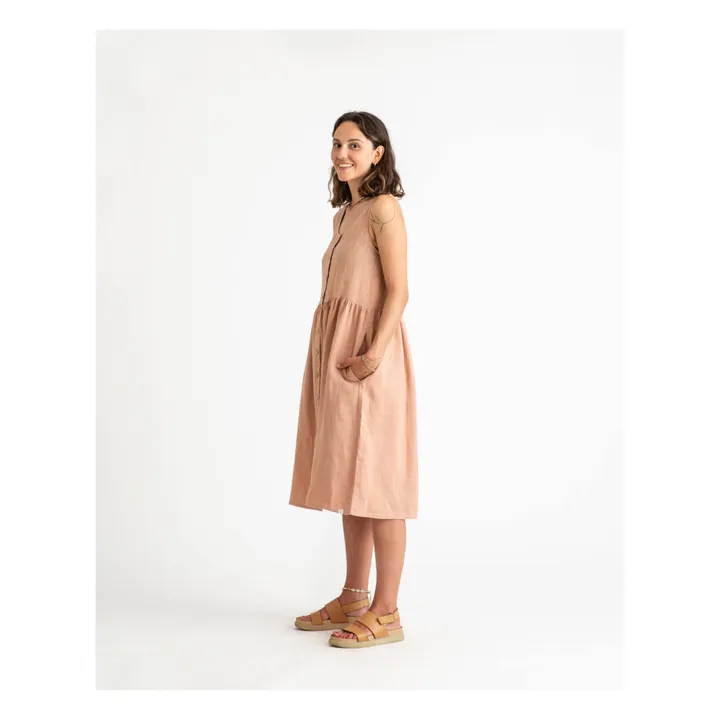 Matona Robe Lin | Vieux Rose