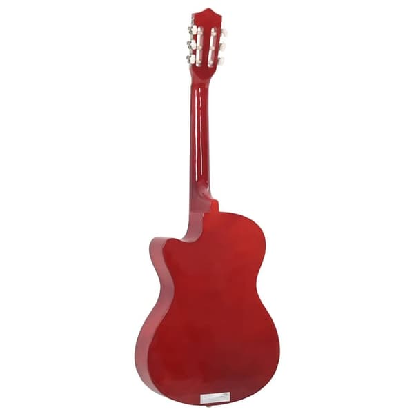 vidaXL Western akustisk cutaway gitarsett 12 deler med 6 strenger 38