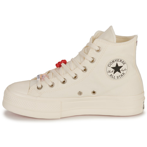 Converse - CHUCK TAYLOR ALL STAR LIFT-POP WORDS - Blanc