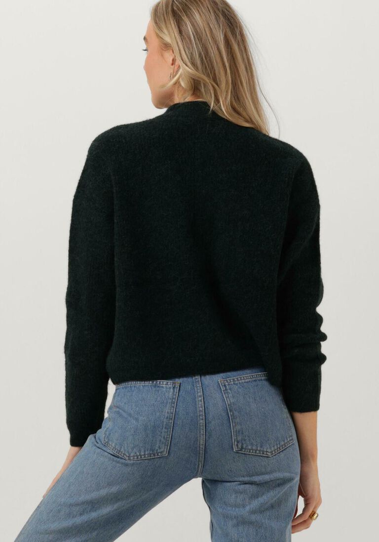 GESTUZ donkergroene gestuz vest alphagz short cardigan