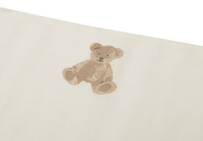Jollein Musselinteppe 3-Pack, Teddy Bear