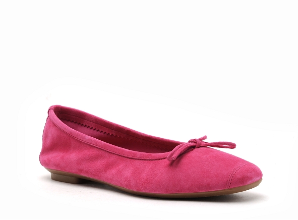 Reqins ballerines femme harmonie cuir velours rose