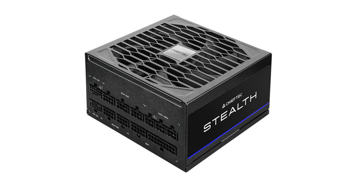 Chieftec, 1000 Watt voeding   (Zwart)