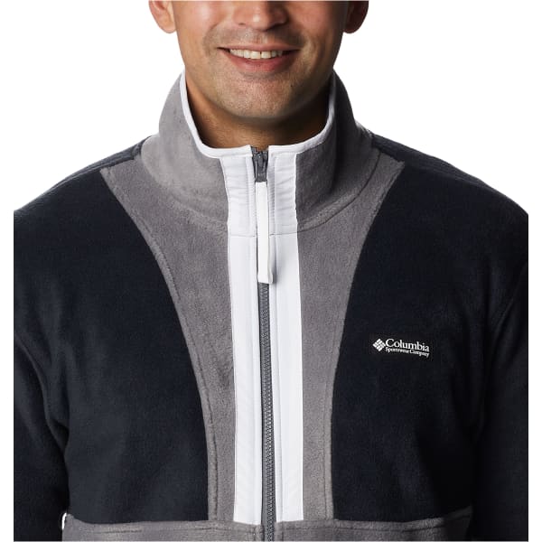 Veste polaire COLUMBIA M BACK BOWL FZ FLEECE BLACK/CITY GREY/WHITE