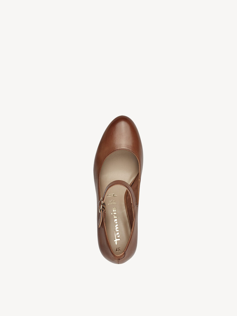 Leren Pumps - bruin