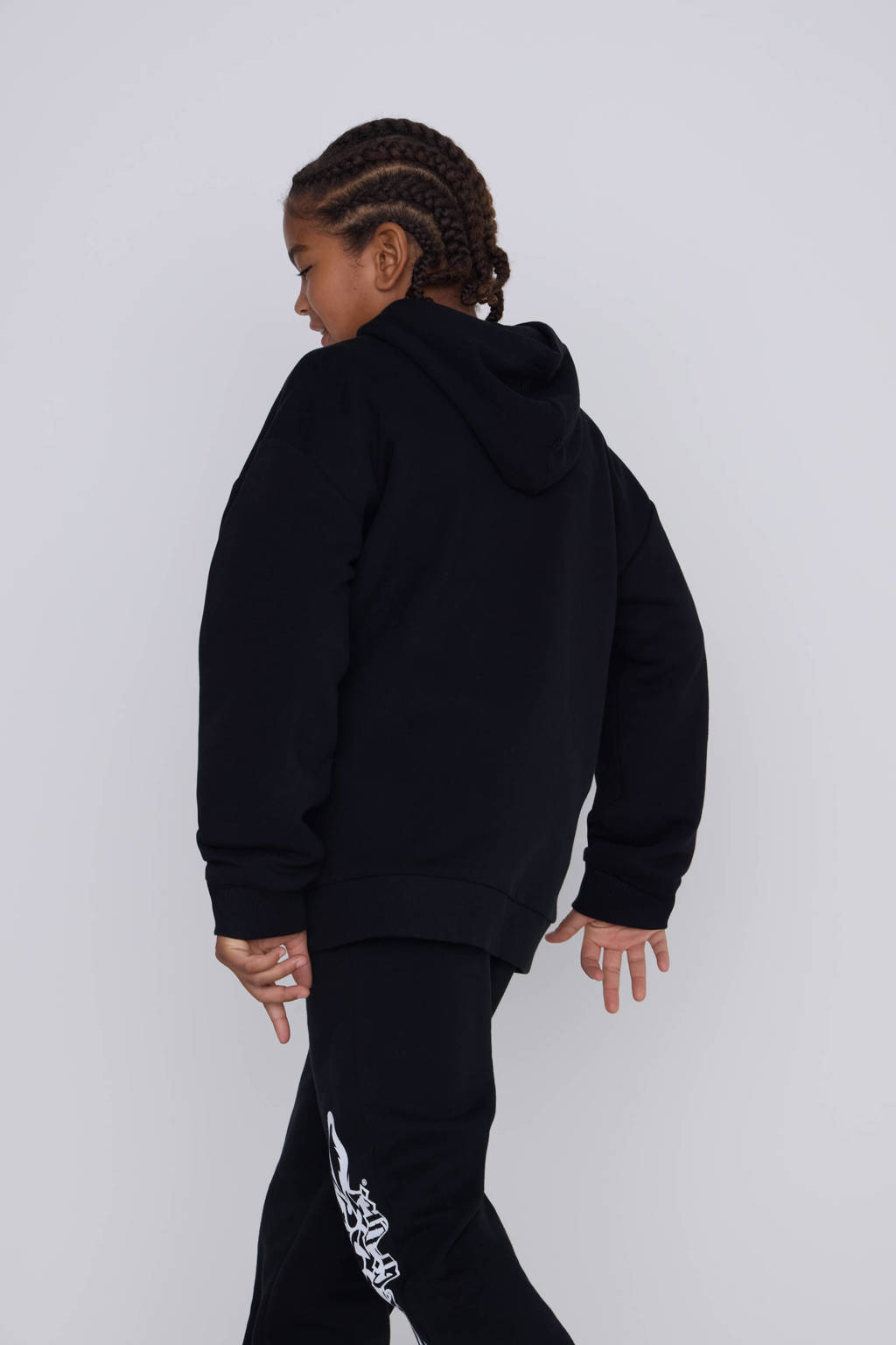 Coolcat hoodie Yu-Gi-Oh license met printopdruk zwart