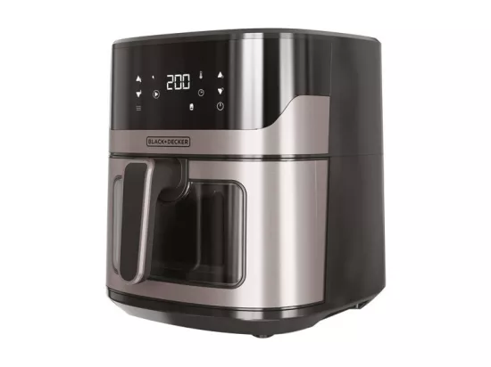FRITEUSE MULTICUISEUR AIRFRYER 1800W 6,5L 6 PORTIONS PANNEAU DIGITAL 8P BLACK & DECKER - BXAF6500E
