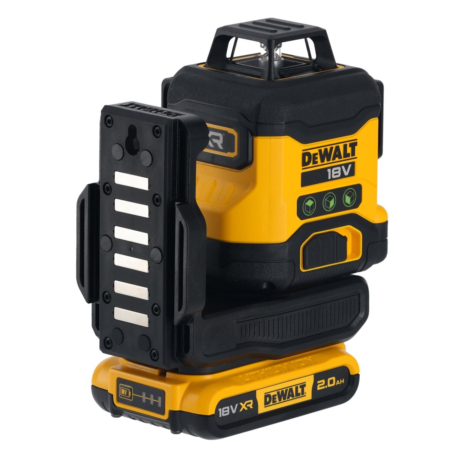 DeWALT DCLE34031D1 3x360° Compacte kruislijnlaser groen 18V XR 2.0Ah in koffer