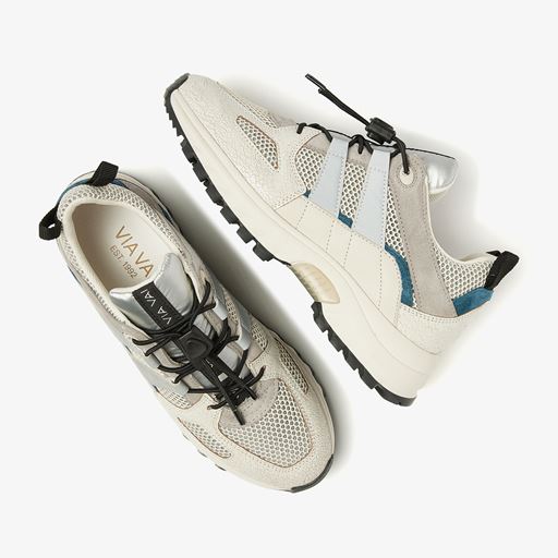 VIA VAI Danae Colby Sneakers, Silver, 38
