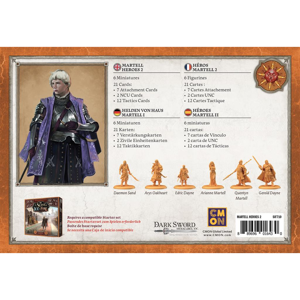 Le Trône de Fer : le Jeu de Figurines - Héros Martell 2