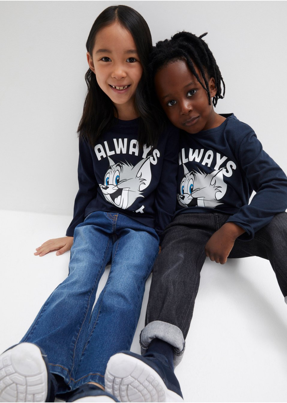 T-shirt manches longues enfant Tom et Jerry