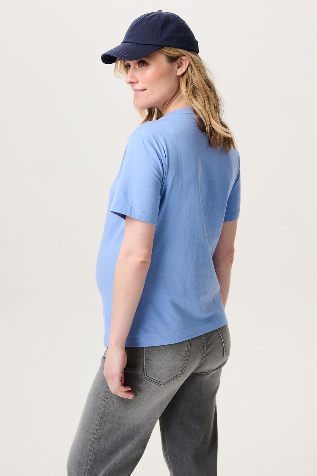 Noppies Maternity T-shirt Viborg - Cornflower