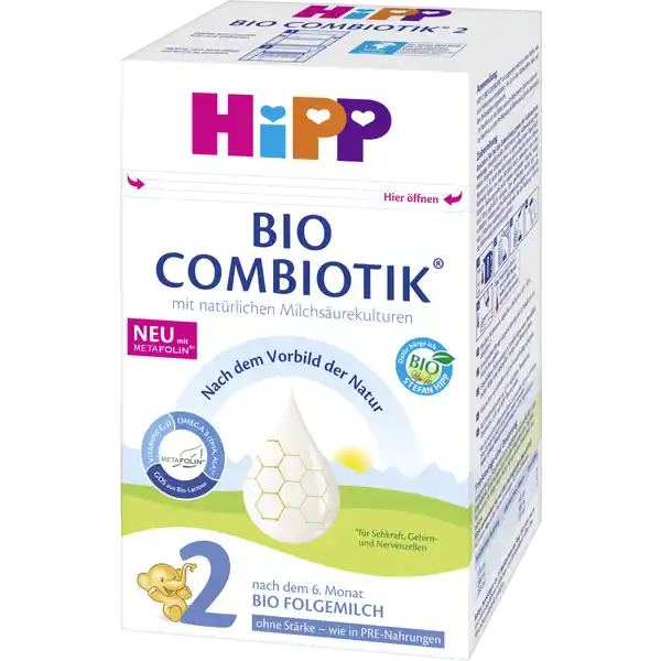 Bio Combiotik Folgemilch 2 ohne Stärke nach dem 6. Monat