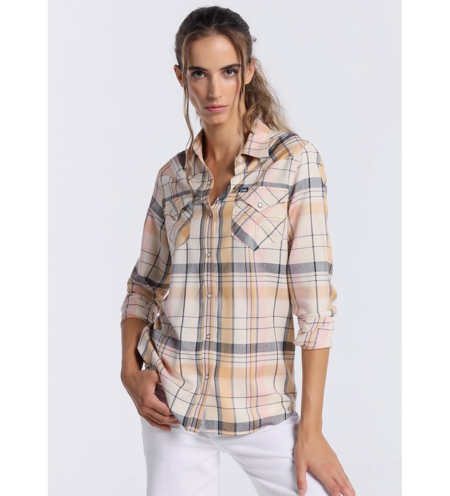 Camisa Lois Multicolor de Manga Comprida
