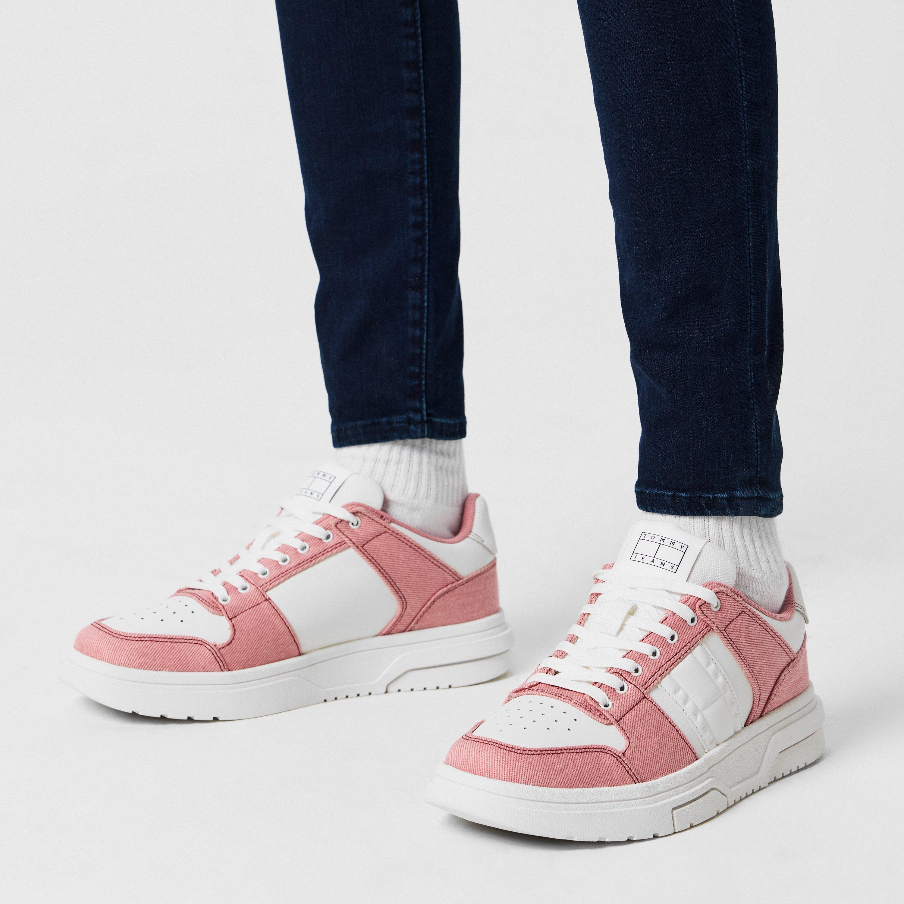 Tommy Jeans Leather Skate Trainers