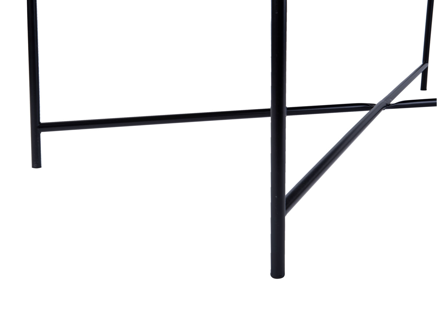 Coffee table Smooth square large matt black