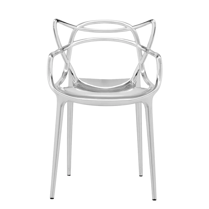 Kartell - Masters Stuhl, metallic verchromt