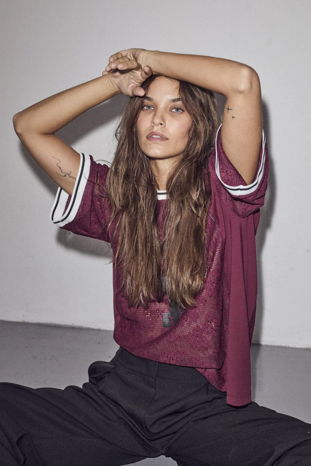Haute L'Amitié Sporty Lace Football Tee HL10038