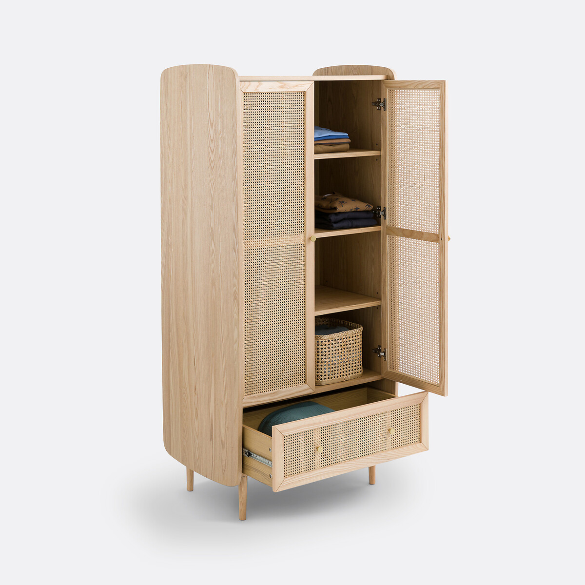LA REDOUTE INTERIEURS<br>Roupeiro infantil em rattan, Tempa