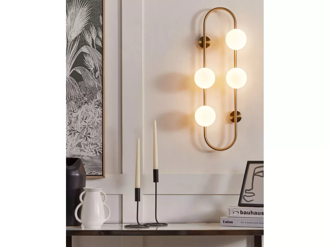 Lampe murale YANGO Métal Doré