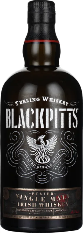 TEELING BLACKPITTS PEATED SINGLE MALT 70CL
