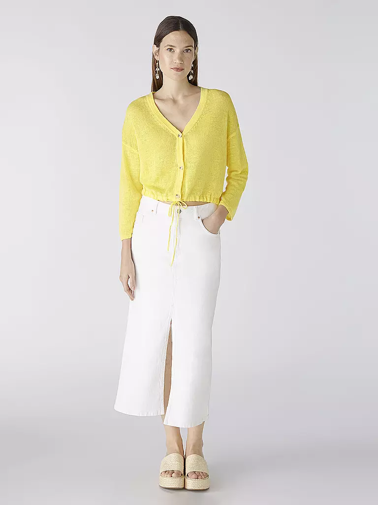 OUÍ Cardigan gelb
