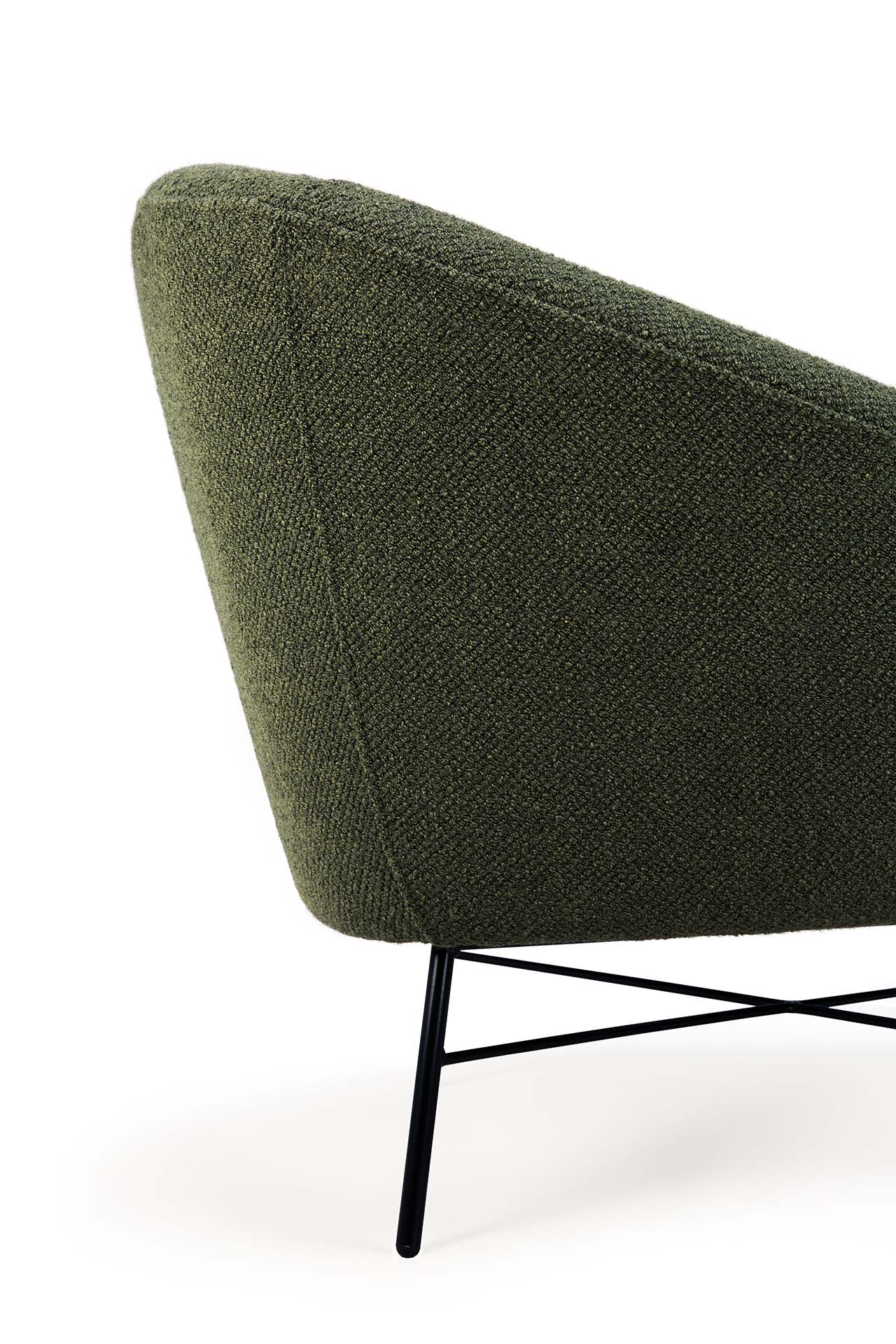 Barrow lounge chair - pine green