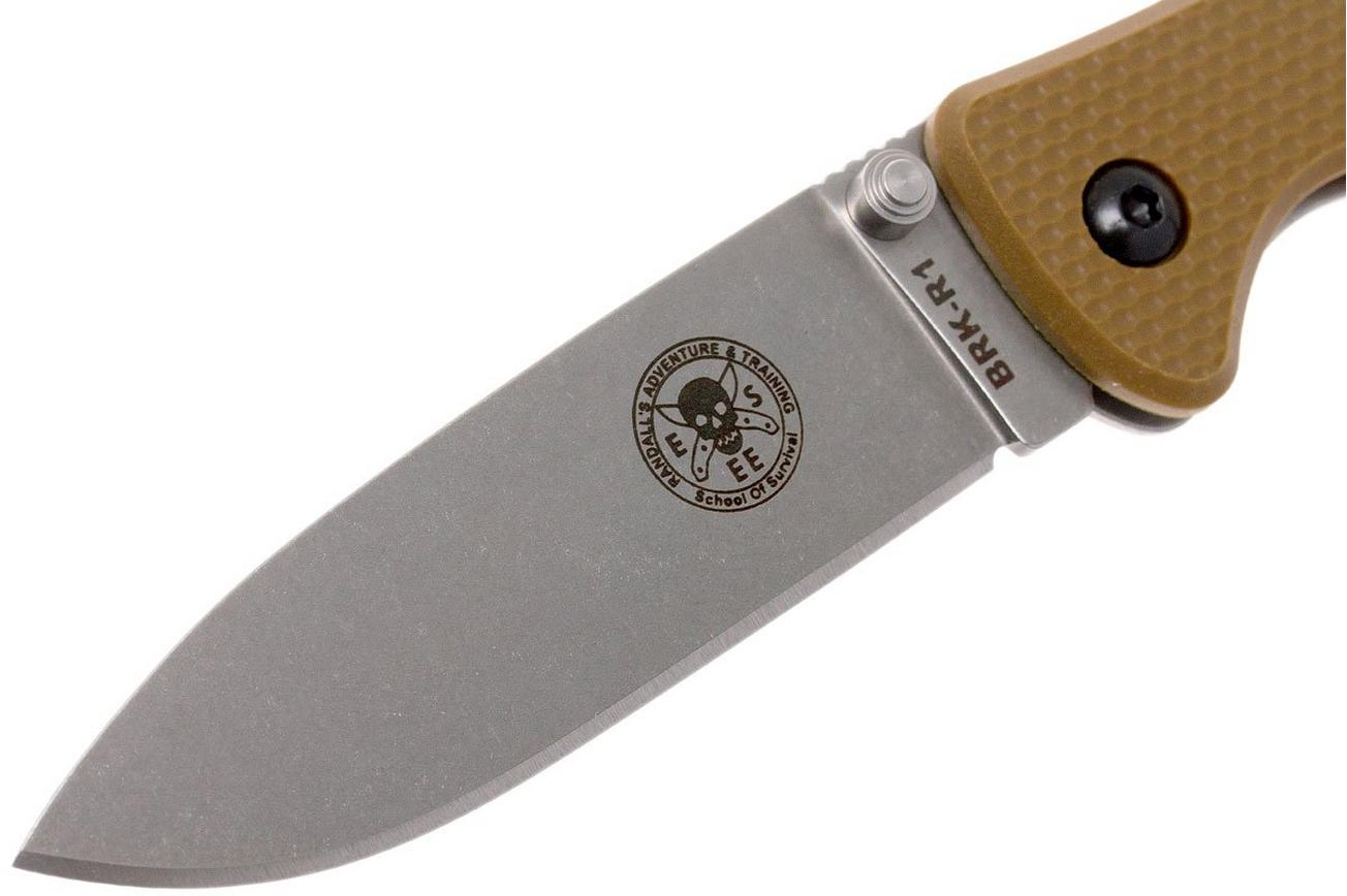 ESEE Knives Zancudo D2 Coyote Brown-Stonewashed, BRKR2CB zakmes