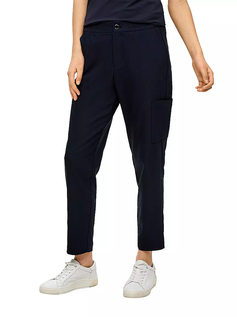 S.OLIVER Businesshose blau