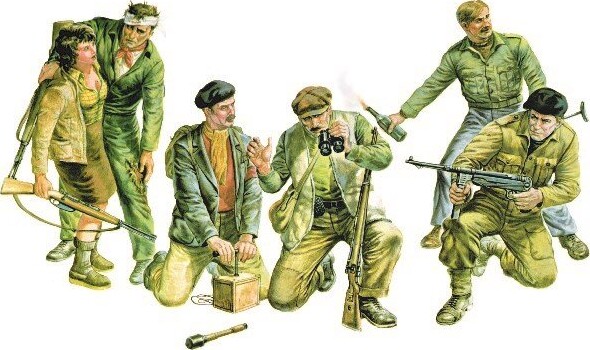 Italeri - Partisans Figurer - 1:35 - 6556