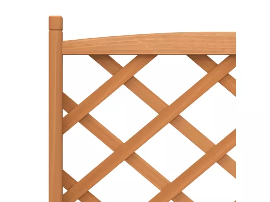Jardinière bac lit surélevé bois marron 75 x 35 x 150 cm 02_0038331